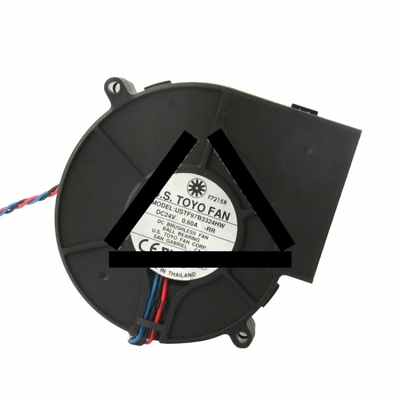TOYO USTF97B3324HW DC 24V 0.60A 3 Wires Blower Cooling Fan