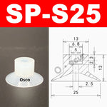 New Robot Vacuum Suction Cup Base Holder, Side Tail Air Intake Installation Design, 7MM Diameter Suction Cup, Small Head Suction Rod Pneumatic Robot Arm Accessories