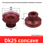 SQZ bottle cap hole sealing suction cup, imported silicone high-temperature resistant with perforated workpieces, dedicated vacuum nozzle robotic arm accessories