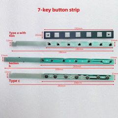 New button bar/OI button bar 7 keys A98L-0001-0519 0002-0252 buttons