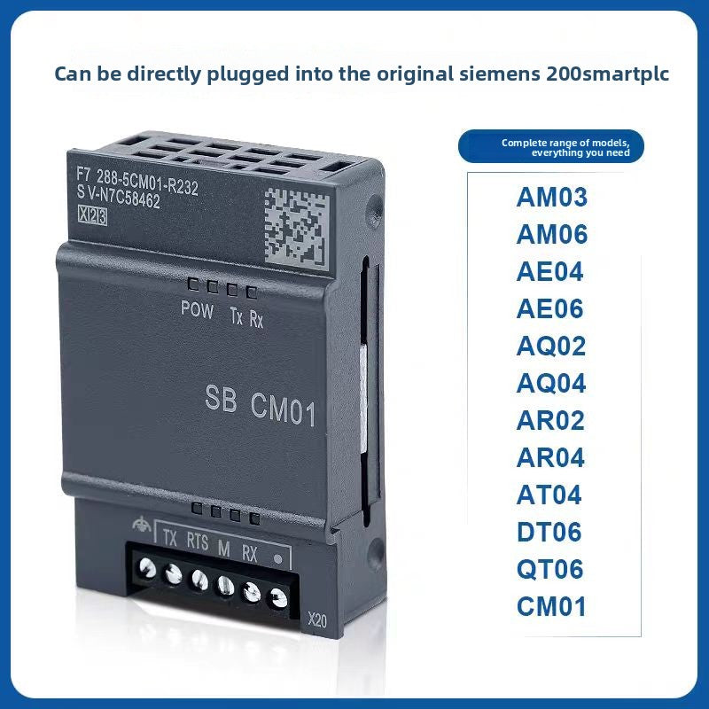 Compatible with Siemens S7-200 Smart PLC signal board SB CM01 AM03/06 AE02/04 DT04