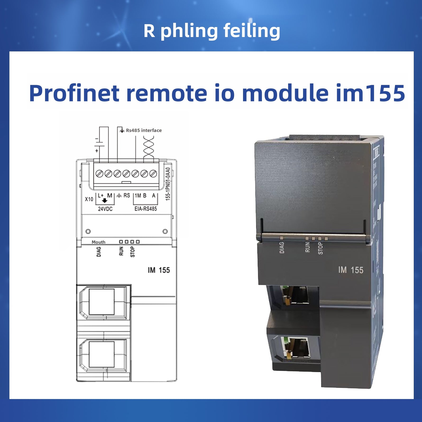 Profinet Remote IO Module Distributed PN Bus Analog Digital Temperature Replacement ET200SP