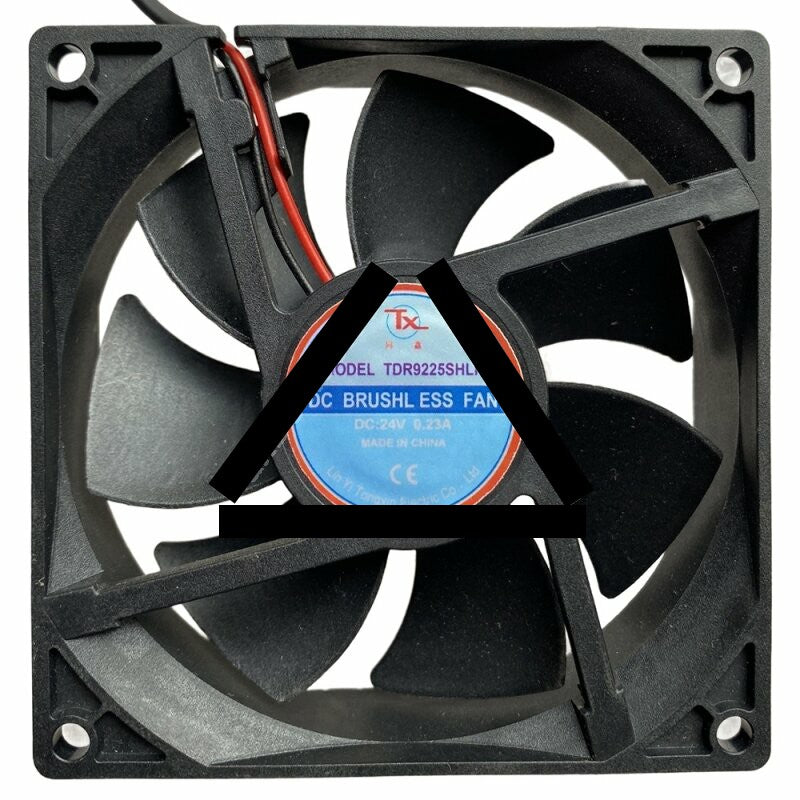 TX TDR9225SHLP DC 24V 0.23A 2 Wires Brushless Axial Cooling Fan
