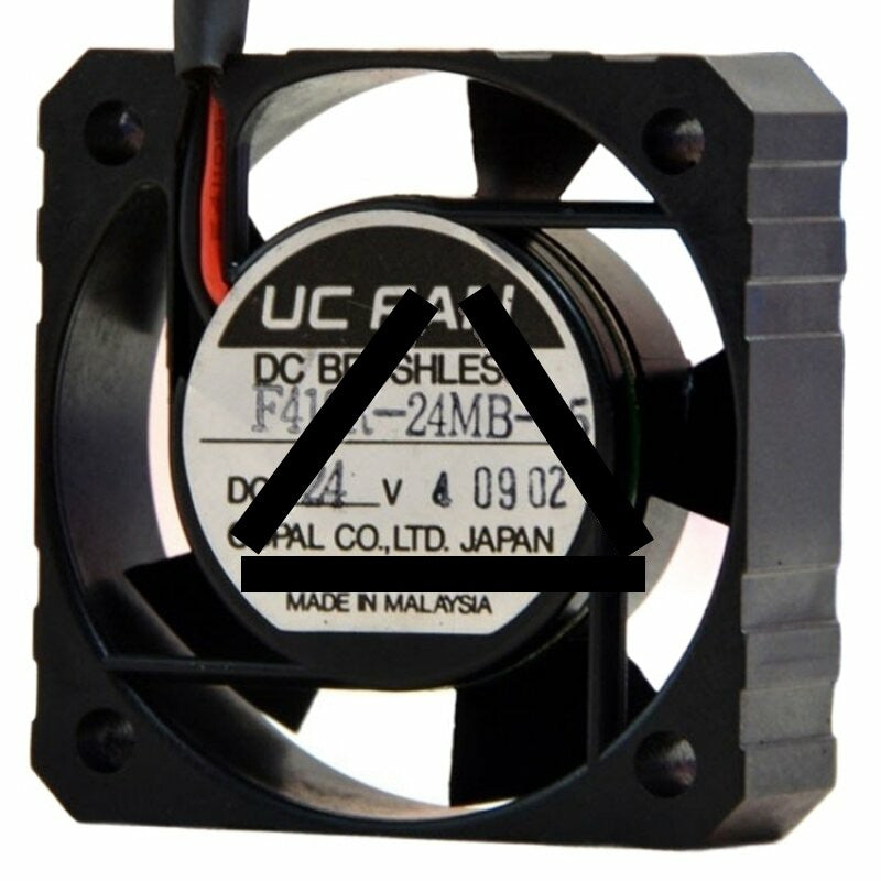 UC FAN F412R-24MB-05 DC 24V 2 Wires Brushless Axial Cooling Fan
