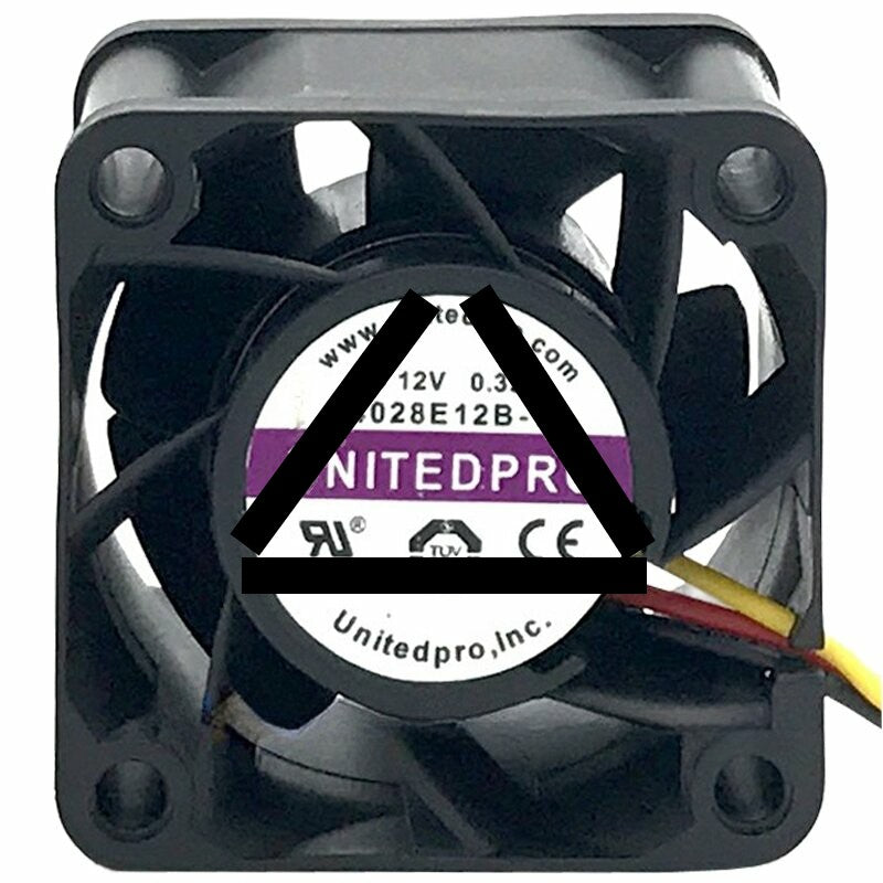 UNITEDPRO D4028E12B-13 12V 0.35A 2 / 3 Wires Cooling Fan