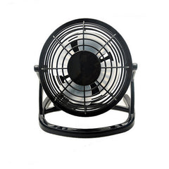 USB Mini Fan Powered Notebook Desktop Cooling Fan Cooler Plastic Air Conditioning Appliances For PC Laptop Computer Black 4 Inch