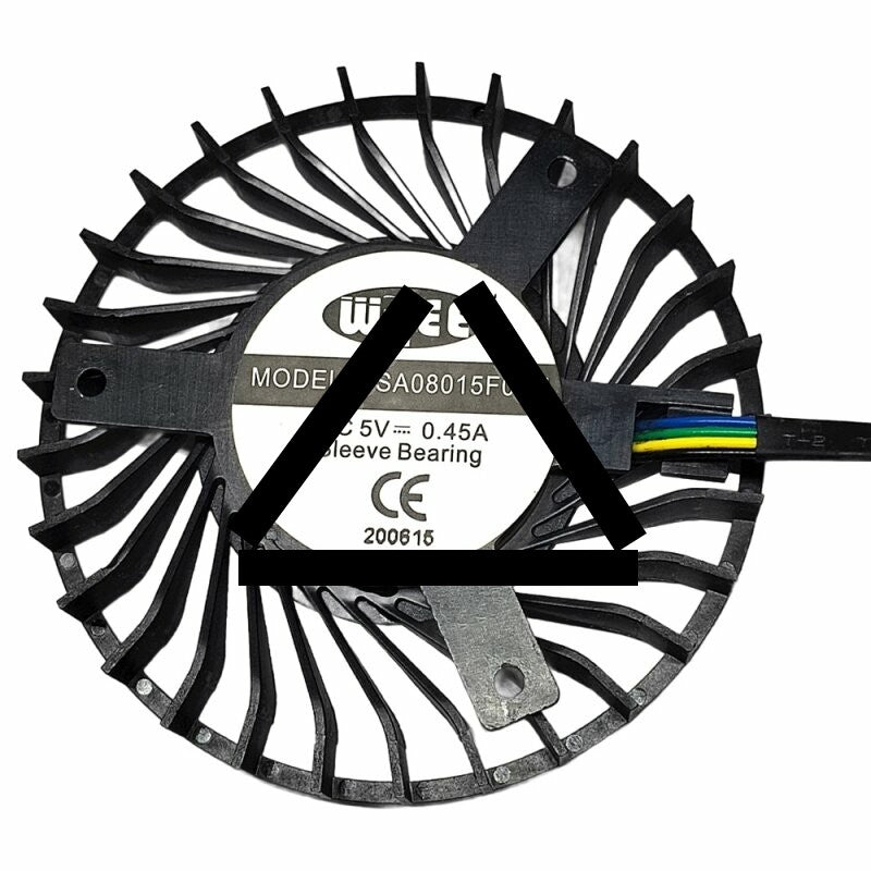 WHEE WSA08015F05H DC 5V 0.45A Sleeve Bearing Axial Cooling Fan