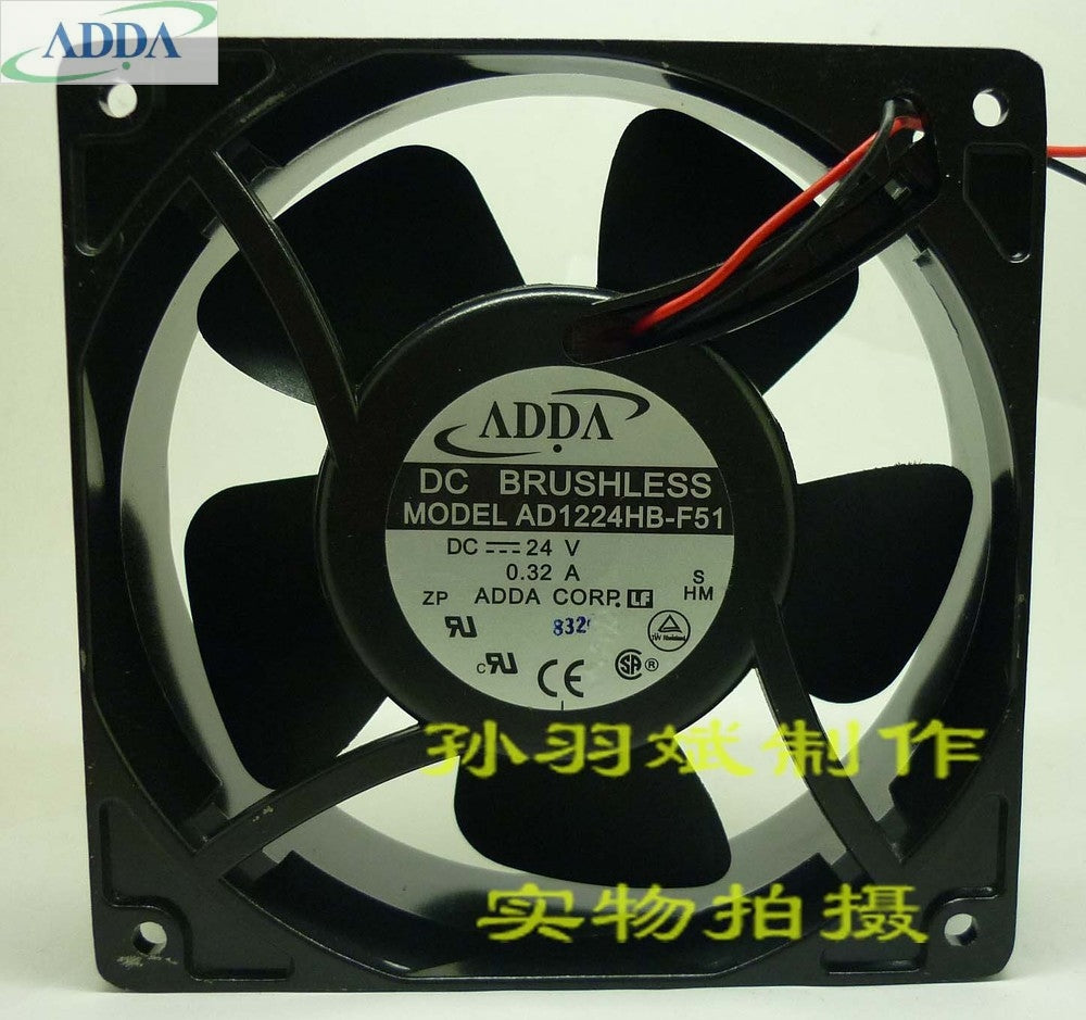Wholesale ADDA AD1224HB-F51 12cm 120mm 12038 24V high temperature server inverter cooling fan