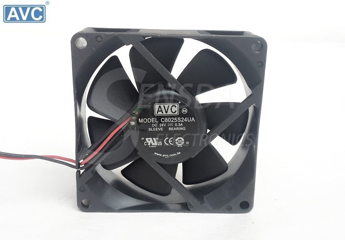Wholesale Avc c8025s24ua 24v 0.3a inverter fan 8cm 8025 80x80x25mm 80mm server inverter blower cooling cooler