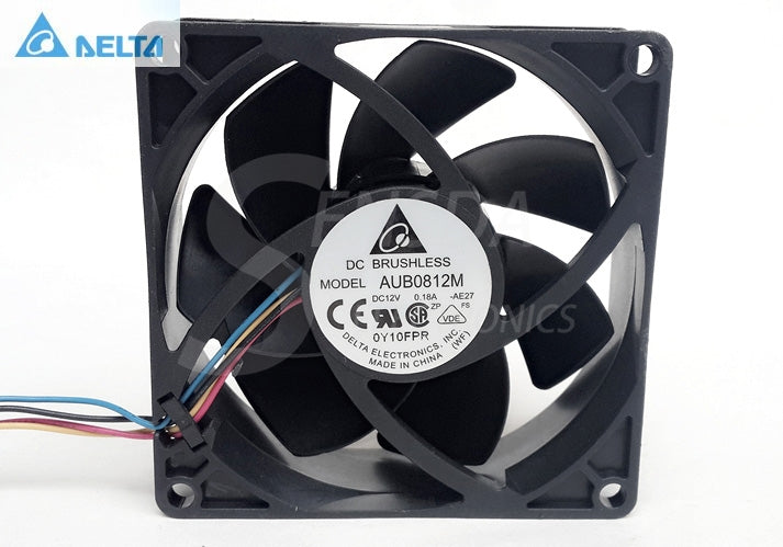 Wholesale Delta 8025 AUB0812M 80mm 8cm 12V 0.18A DC Brushless axial Cooling Fan blower
