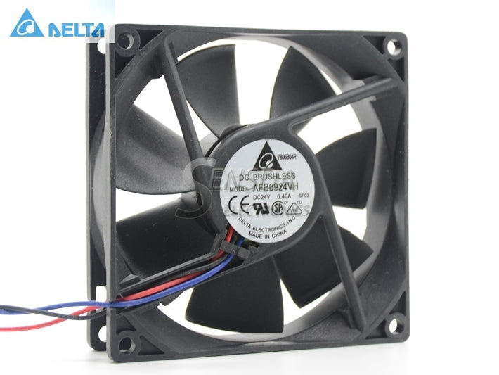 Wholesale Delta 9025 9cm 9225 92*92*25MM afb0924vh 24v 90mm fan 0.4a frequency converter double ball cooling fan