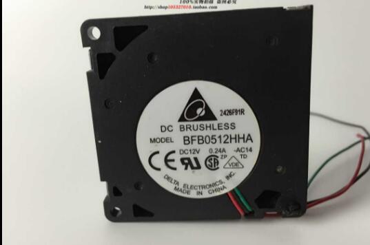 Wholesale: Delta BFB0512HHA 5010 12V 0.24A 5CM three-line centrifugal turbine fan blower