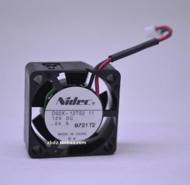 Wholesale: genuine NIDEC 2510 12V 04 0.04A 2.5CM D02X-12TS2 2 line fan