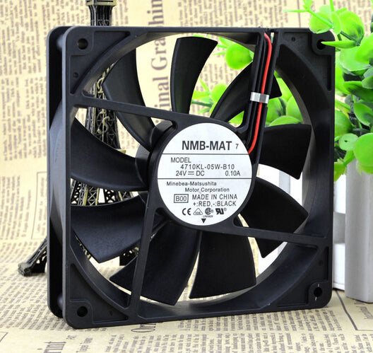 Wholesale: NMB-MAT7 4710KL-05W-B10 125 12CM 24V 0.10A 2P converter cooling fan