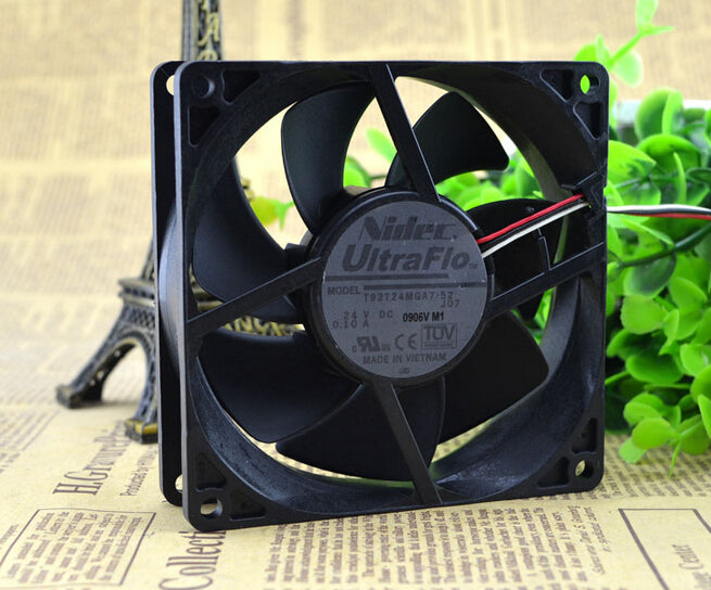 Free Delivery.PMD2408PTB1-A 8025 24V 4.8W 3-wire Double Ball Large Fan Inverter Fan