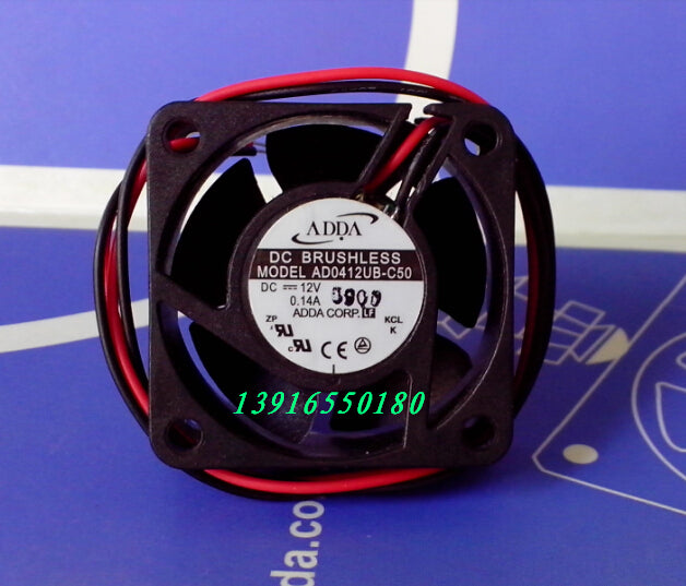 Wholesale: original authentic ADDA AD0412UB-C50 40*40* DC12V 0.14A quiet fan