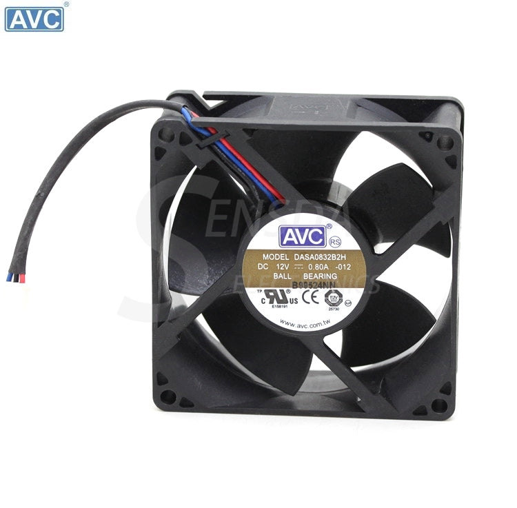 Wholesale Original AVC 8032 8cm 80mm DASA0832B2H DC 12V 0.80A computer case cpu server cooling fans cooler