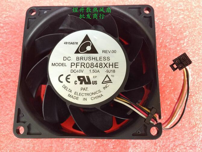 Wholesale Original Delta PFR0848XHE DC 48V 8CM 80*80*38mm 1.50A 8038 4- Line Air Cooling Fan