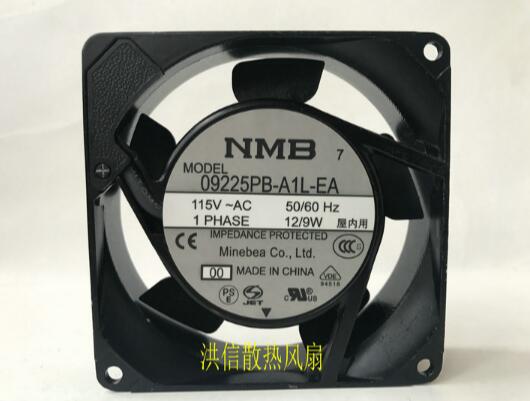 Wholesale: original NMB 9025 09225PB-A1L-EA 115V 50/60 12 / 9W silent aluminum frame fan