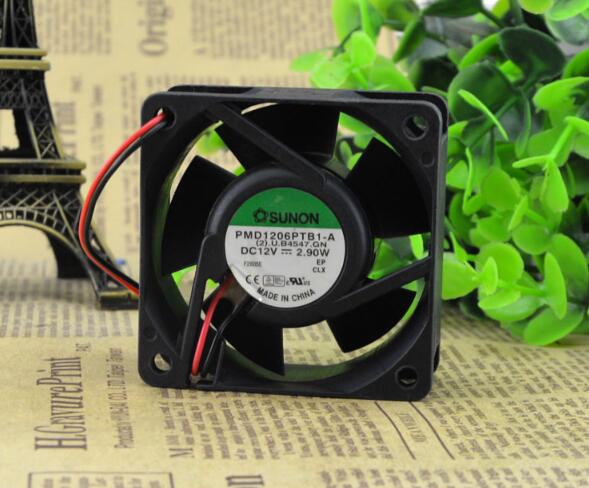 Wholesale: original SUNON PMD16PTB1-A 60*60*25 12V 3.9W 6CM 2 wire cooling fan