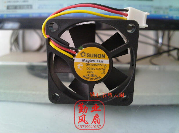 Wholesale: SUNON GM1245PFV1-A 4.5CM 45*45*10 12V 0.7W three lines radiating fan