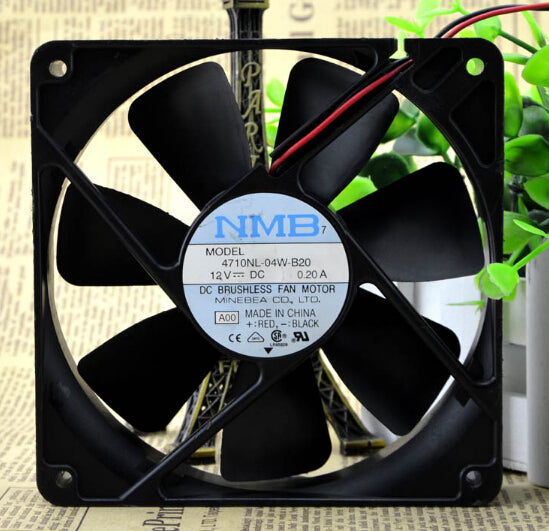 Wholesale: the original NMB 120*120*25 12V 0.20A 4710NL-04W-B20 chassis fan