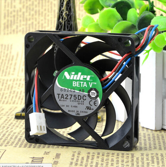 Wholesale:NIDEC C35598-58 GFOX 12V 0.48A package 7CM 7015 70*70*15 3 line fan