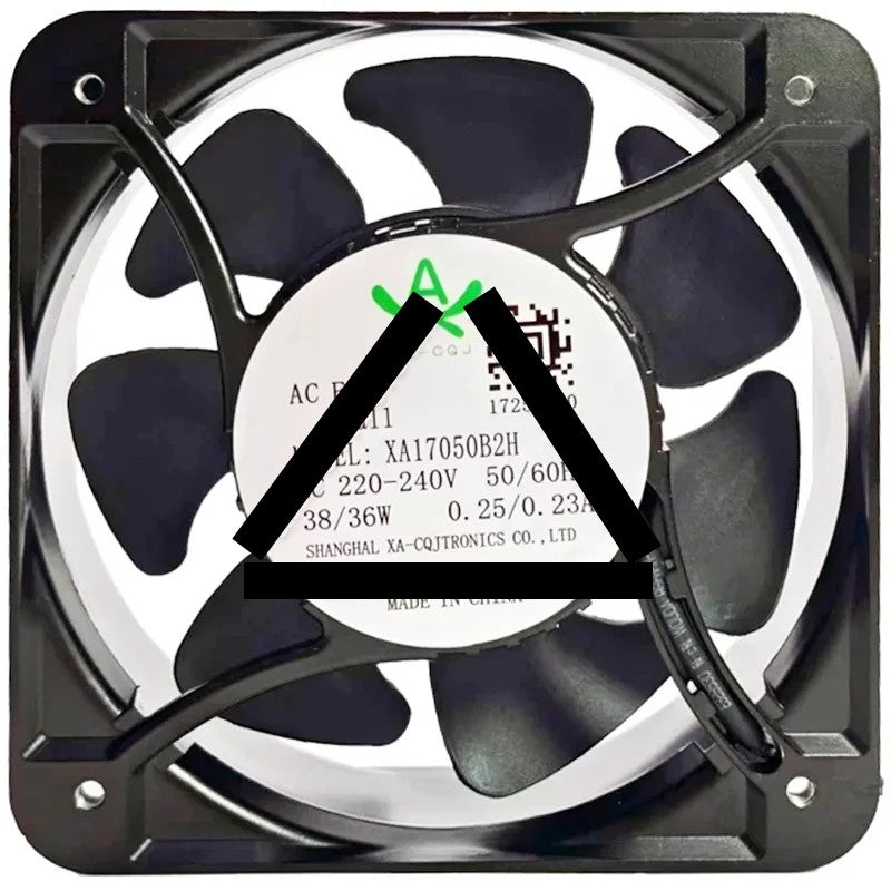 XA-CQJ XA17050B2H 220-240V 0.25/0.23A 38/36W 2 Wires Cooling Fan