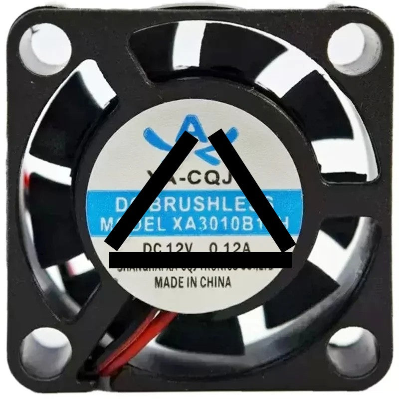 XA-CQJ XA3010B12H 12V 0.12A DC Brushless 2 Wires Axial Cooling Fan
