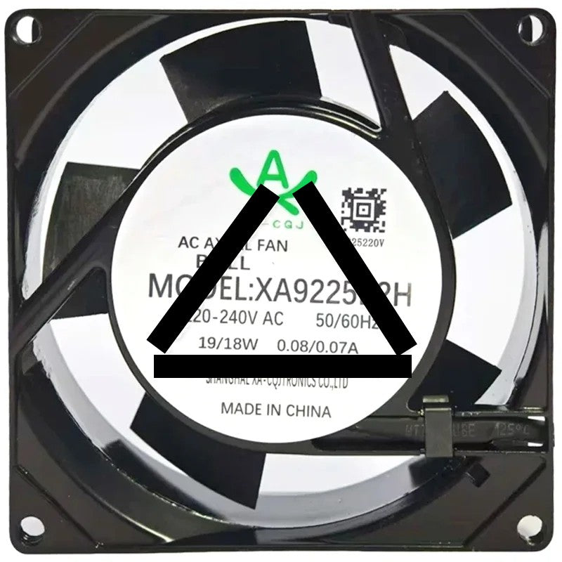 XA-CQJ XA9225B2H 200-240V 0.08/0.07A 19/18W Ball Bearing Cooling Fan