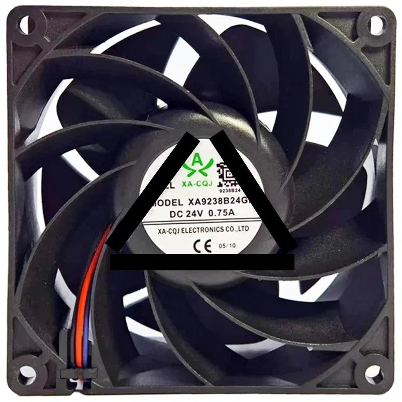 XA-CQJ XA9238B24GH 24V 0.75A 3 / 4 Wires Ball Bearing Cooling Fan
