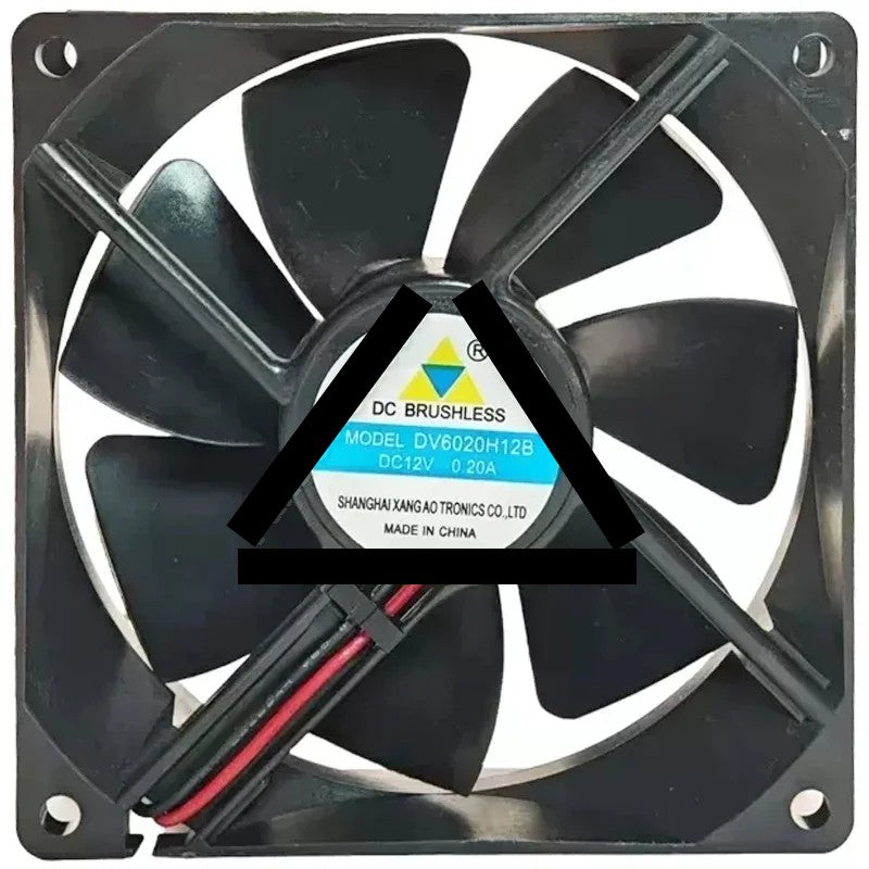 XANG AO DV6020H12B 12V 0.20A DC Brushless 2 Wires Axial Cooling Fan