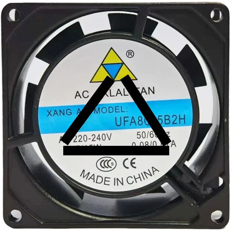 XANG AO UFA8025B2H 220-240V 0.08/0.07A 17/15W 2 Wires Cooling Fan