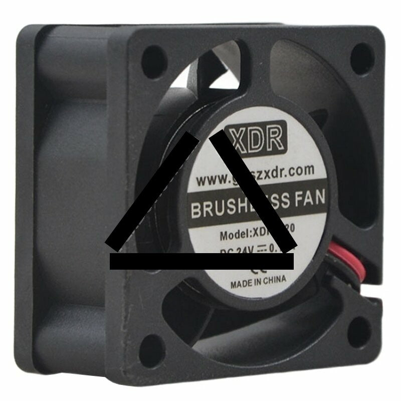 XDR XDR4020 DC 24V 0.10A 2 Wires Brushless Axial Cooling Fan