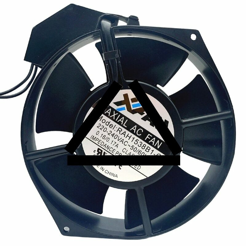 XFAN RAH1538B1-C AC 220-240V 0.16/0.17A Impedance Protected Cooling Fan