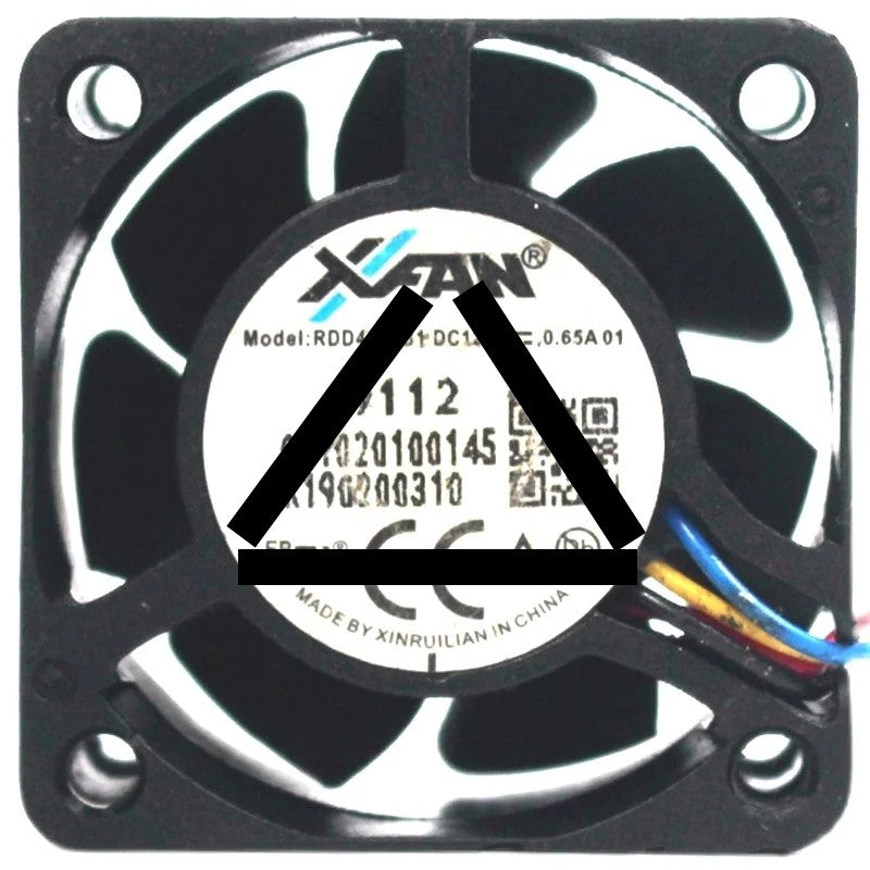 XFAN RDD4020B1 12V 0.65A 4 Wires Axial Cooling Fan