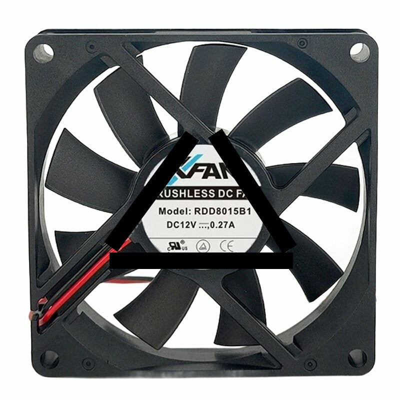 XFAN RDD8015B1 DC 12V 0.27A 8015 Axial Cooling Fan
