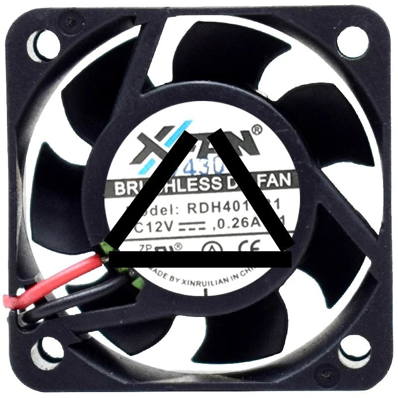 XFAN RDH4015B1 12V 0.26A 2 Wires Axial Cooling Fan