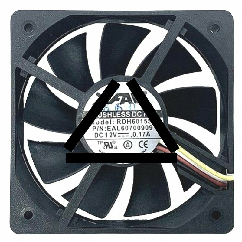 XFAN RDH6015S1 12V 0.17A 4 Wires DC Brushless PWM Axial Cooling Fan