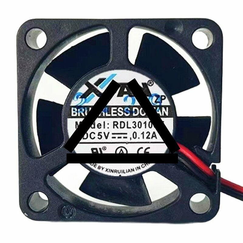 XFAN RDL3010S5 DC 5V 0.12A 3010 Brushless Axial Cooling Fan