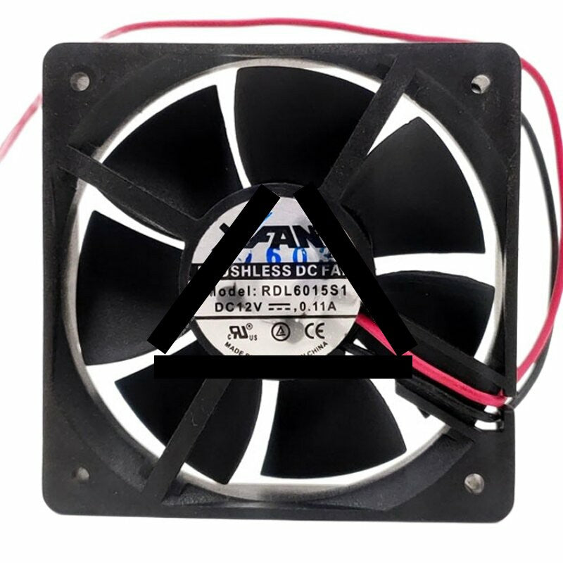 XFAN RDL6015S1 DC 12V 0.11A 6015 Axial Brushless Cooling Fan