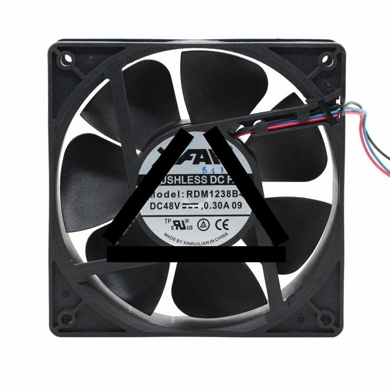 XFAN RDM1238B4 DC 48V 0.30A 2 Wires / 3 Wires Axial Cooling Fan