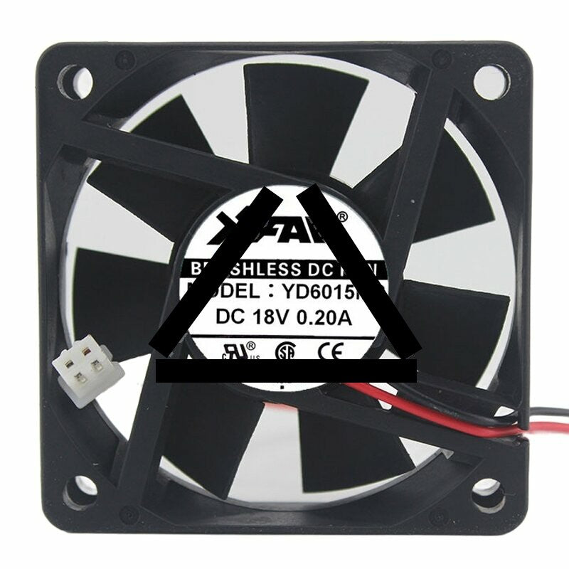 XFAN YD6015MS DC 18V 0.20A 6015 Axial Brushless Cooling Fan