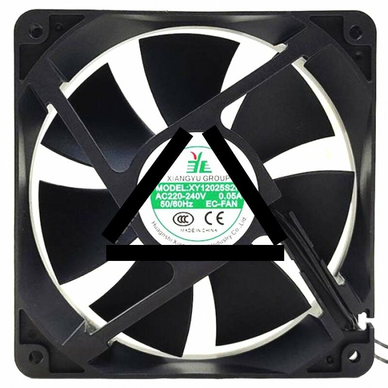 XIANGYU GROUP XY12025S2H EC 220-240V 0.05A 2 Wires Axial Cooling Fan