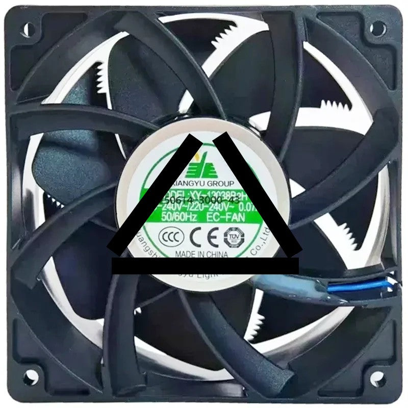 XIANGYU XY-12038B2H 110-240V/220-240V 0.07A 2 Wires Cooling Fan