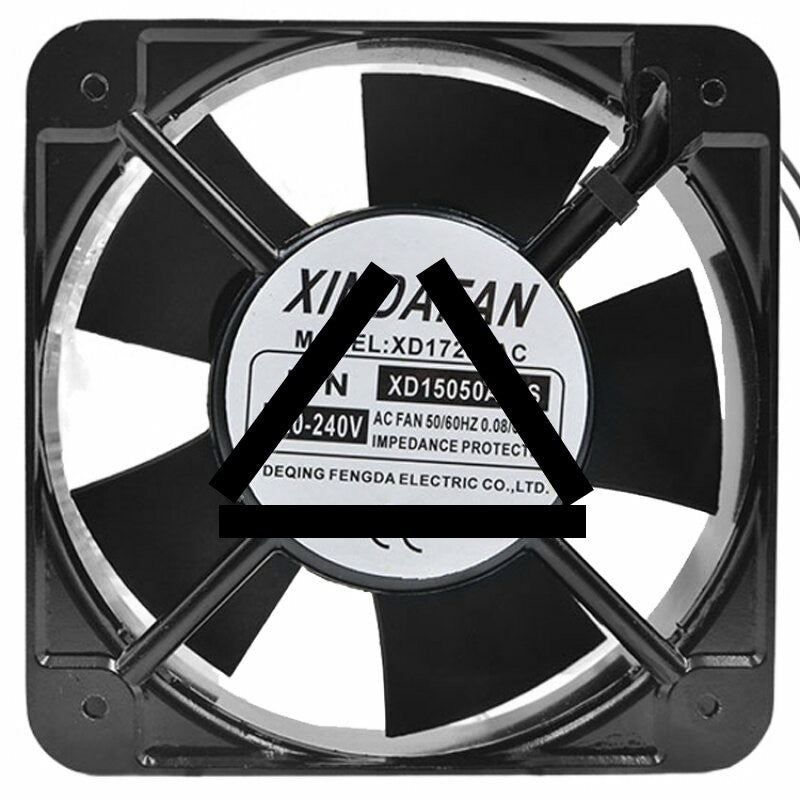 XINDAFAN XD17251AC AC 220-240V 0.08/0.07A Impedance Protected Axial Fan