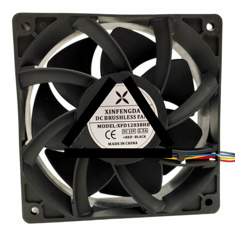 XINFENGDA XFD12038HB DC 12V 2.5A 12038 Axial Brushless Cooling Fan