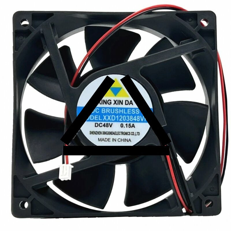 XING XIN DA XXD1203848VH DC 48V 0.15A 12038 Axial Brushless Cooling Fan