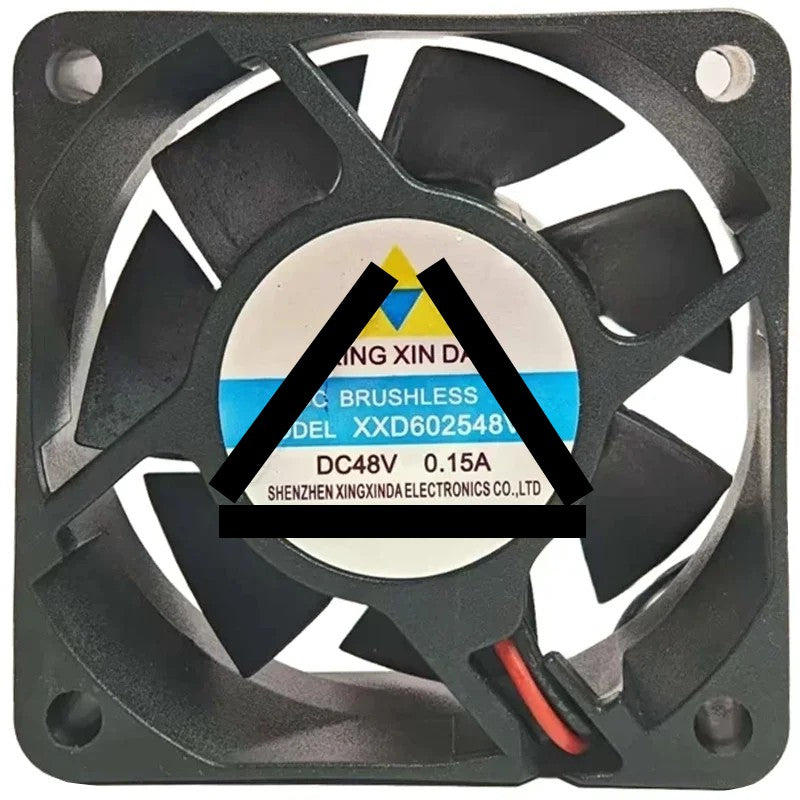 XING XIN DA XXD602548VH 48V 0.15A DC Brushless 2 Wires Cooling Fan
