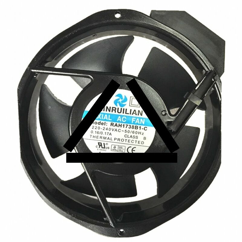 XINRUILIAN RAH1738B1-C AC 220-240V 0.16/0.17A Thermal Protected Cooling Fan